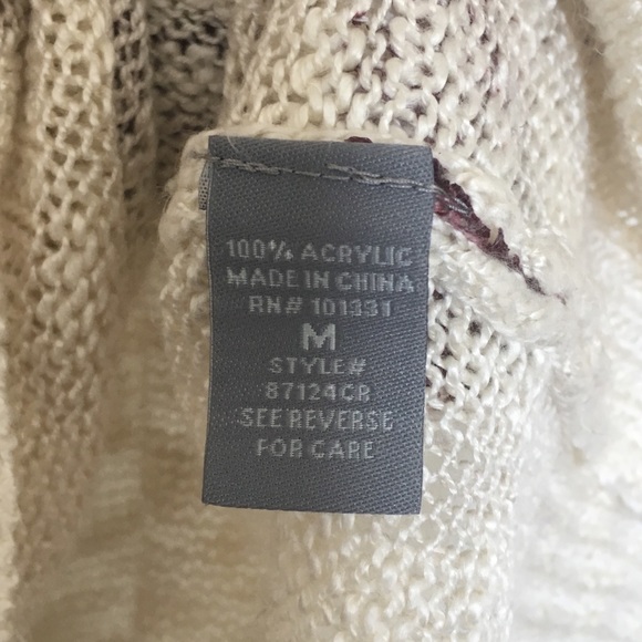 USA Flag Lightweight Scoopneck Knit Top Size M - Picture 5 of 6